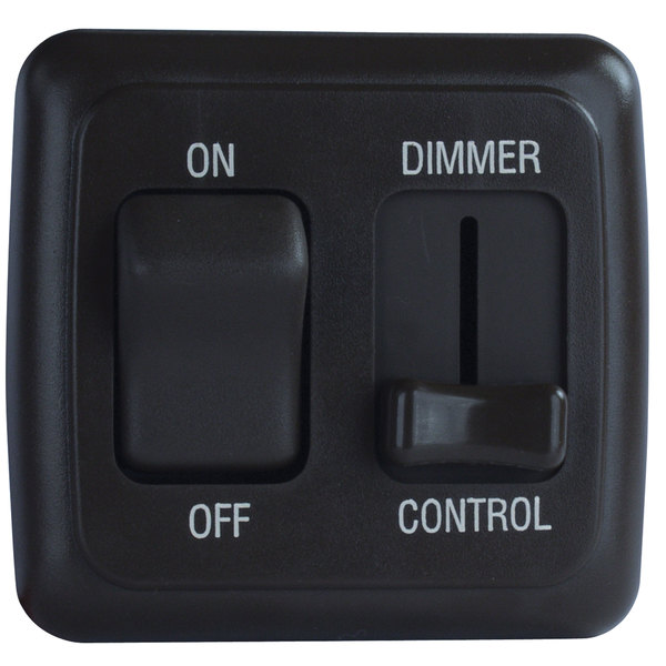 Jr Products JR Products 12275 Dimmer/On-Off Switch - Black 12275